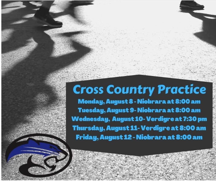 Niobrara Public Schools Cross Country Practice Starting SOON!